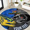 personalised-panthers-and-eels-round-carpet-sporty-version