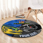 personalised-panthers-and-eels-round-carpet-sporty-version