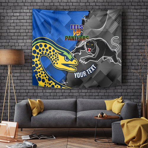 personalised-panthers-and-eels-tapestry-sporty-version