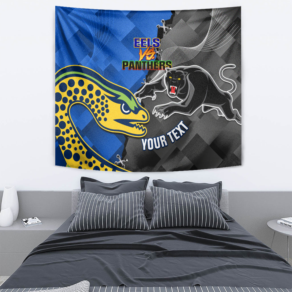 personalised-panthers-and-eels-tapestry-sporty-version