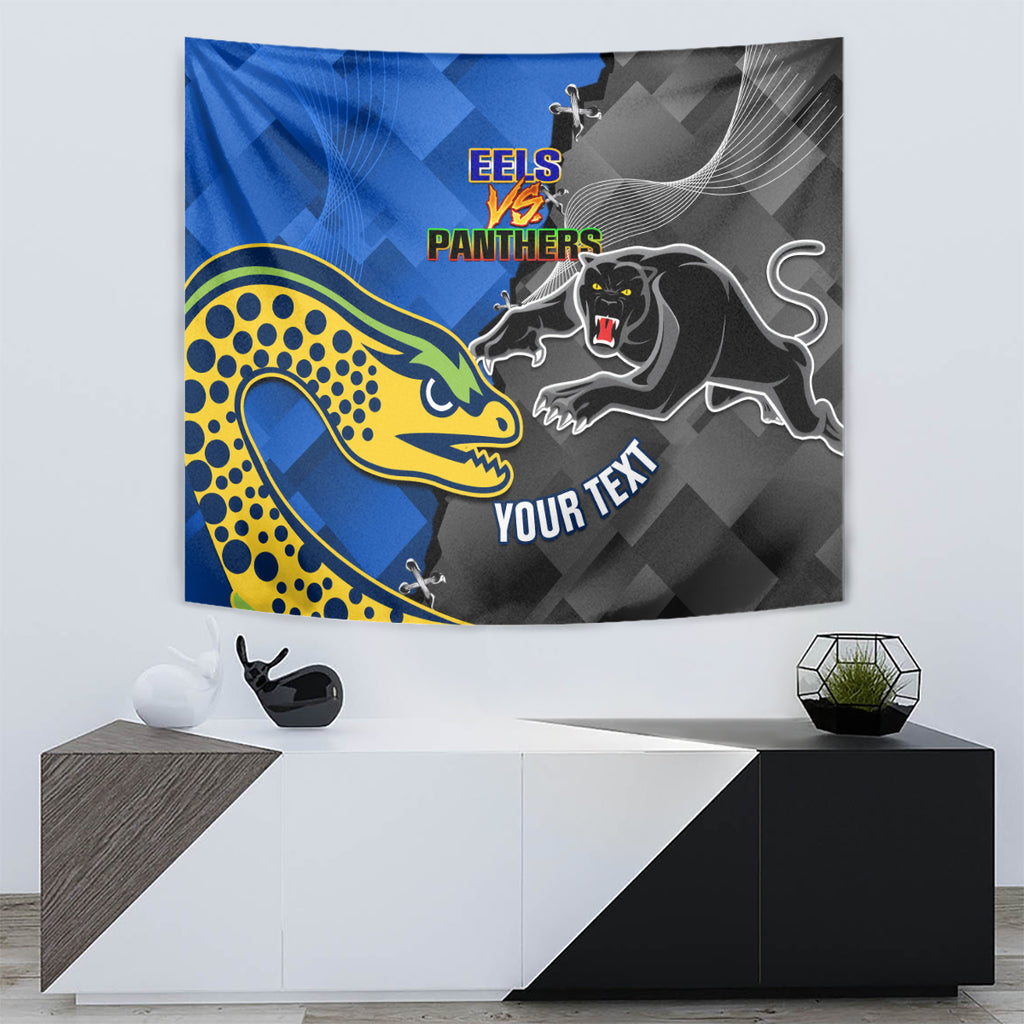 personalised-panthers-and-eels-tapestry-sporty-version