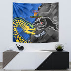 personalised-panthers-and-eels-tapestry-sporty-version
