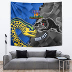 personalised-panthers-and-eels-tapestry-sporty-version