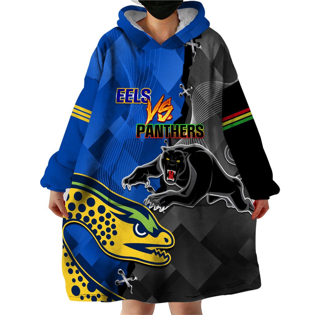 personalised-panthers-and-eels-wearable-blanket-hoodie-sporty-version