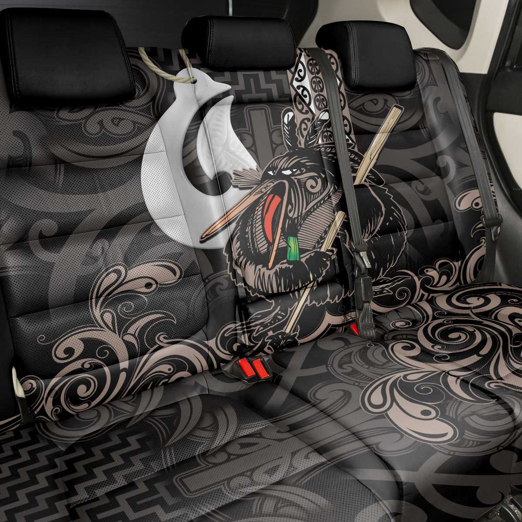 Aotearoa Hei Matau Back Car Seat Cover Haka Kiwi Mix Maori Mangopare