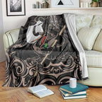 Aotearoa Hei Matau Blanket Haka Kiwi Mix Maori Mangopare