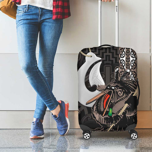 Aotearoa Hei Matau Luggage Cover Haka Kiwi Mix Maori Mangopare