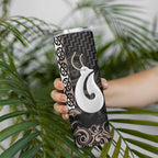 Aotearoa Hei Matau Skinny Tumbler Haka Kiwi Mix Maori Mangopare