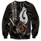 Aotearoa Hei Matau Sweatshirt Haka Kiwi Mix Maori Mangopare