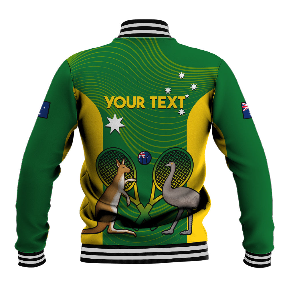 Personalised Australia Tennis Baseball Jacket Aussie Pride National Color