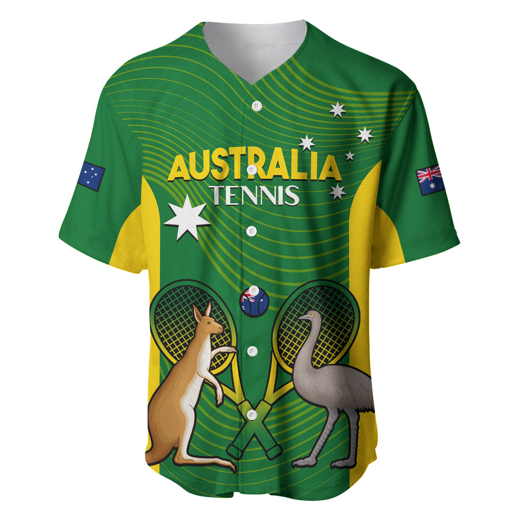 Personalised Australia Tennis Baseball Jersey Aussie Pride National Color