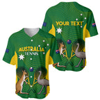 Personalised Australia Tennis Baseball Jersey Aussie Pride National Color