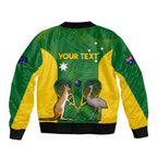 Personalised Australia Tennis Bomber Jacket Aussie Pride National Color