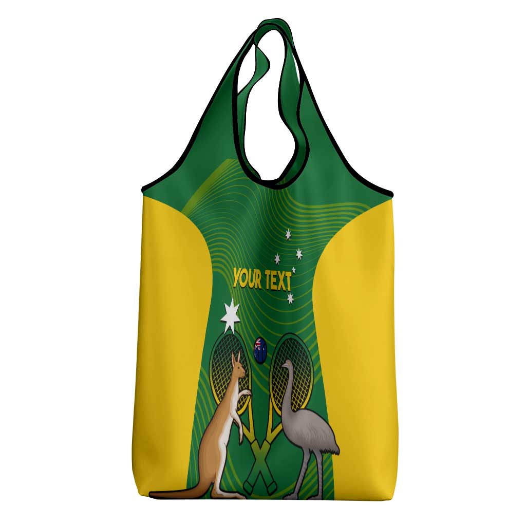 Personalised Australia Tennis Grocery Bag Aussie Pride National Color