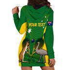 Personalised Australia Tennis Hoodie Dress Aussie Pride National Color
