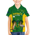Personalised Australia Tennis Kid Hawaiian Shirt Aussie Pride National Color