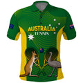 Personalised Australia Tennis Polo Shirt Aussie Pride National Color