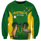 Personalised Australia Tennis Sweatshirt Aussie Pride National Color