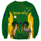 Personalised Australia Tennis Sweatshirt Aussie Pride National Color