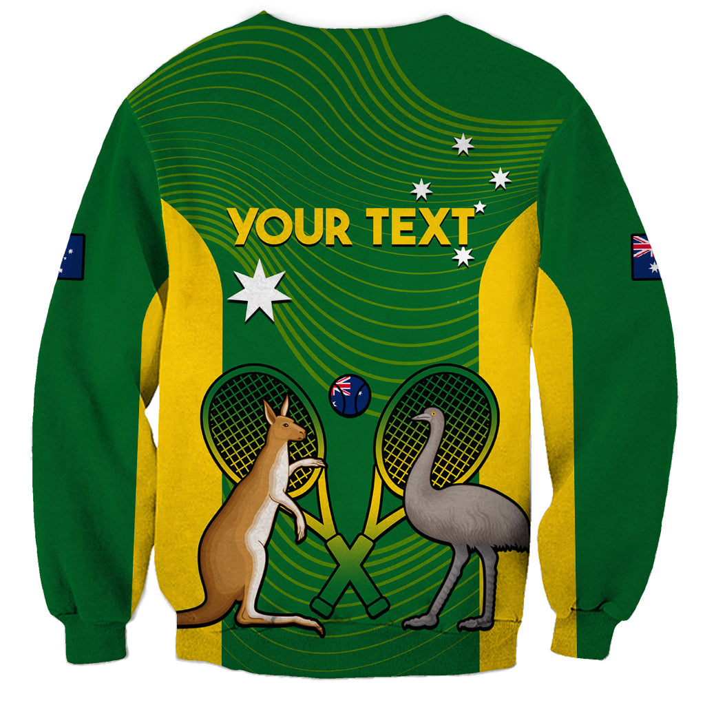Personalised Australia Tennis Sweatshirt Aussie Pride National Color