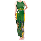 Personalised Australia Tennis Tank Maxi Dress Aussie Pride National Color