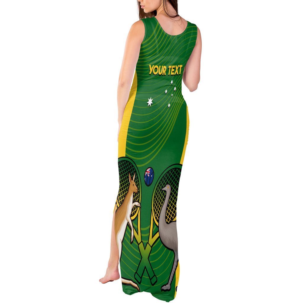 Personalised Australia Tennis Tank Maxi Dress Aussie Pride National Color