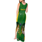 Personalised Australia Tennis Tank Maxi Dress Aussie Pride National Color