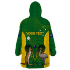 Personalised Australia Tennis Wearable Blanket Hoodie Aussie Pride National Color