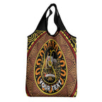 Personalised Australia Tennis Grocery Bag Aussie Indigenous Art
