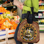 Personalised Australia Tennis Grocery Bag Aussie Indigenous Art