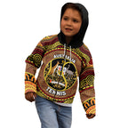 Personalised Australia Tennis Kid Hoodie Aussie Indigenous Art