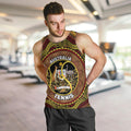 Personalised Australia Tennis Men Tank Top Aussie Indigenous Art