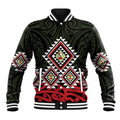 Kia Ora Aotearoa Baseball Jacket 2025 Pasifika Maori Taniko Motifs
