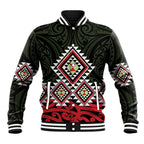 Kia Ora Aotearoa Baseball Jacket 2025 Pasifika Maori Taniko Motifs