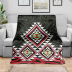 Kia Ora Aotearoa Blanket 2025 Pasifika Maori Taniko Motifs