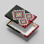 Kia Ora Aotearoa Canvas Wall Art 2025 Pasifika Maori Taniko Motifs