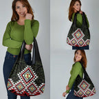 Kia Ora Aotearoa Grocery Bag 2025 Pasifika Maori Taniko Motifs