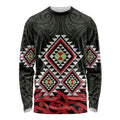 Kia Ora Aotearoa Long Sleeve Shirt 2025 Pasifika Maori Taniko Motifs
