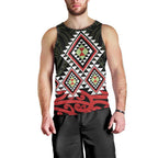 Kia Ora Aotearoa Men Tank Top 2025 Pasifika Maori Taniko Motifs