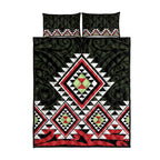 Kia Ora Aotearoa Quilt Bed Set 2025 Pasifika Maori Taniko Motifs