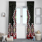 Kia Ora Aotearoa Window Curtain 2025 Pasifika Maori Taniko Motifs