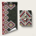 Kia Ora Aotearoa Wrapping Paper 2025 Pasifika Maori Taniko Motifs - Aussie Hoodie