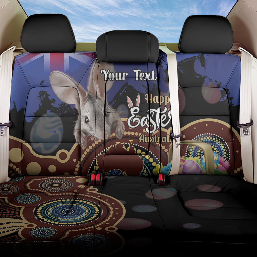 Personalised Australia Easter Day Back Car Seat Cover Aussie Bilby Aboriginal Art