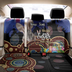 Personalised Australia Easter Day Back Car Seat Cover Aussie Bilby Aboriginal Art