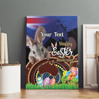 Personalised Australia Easter Day Canvas Wall Art Aussie Bilby Aboriginal Art