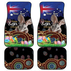 Personalised Australia Easter Day Car Mats Aussie Bilby Aboriginal Art