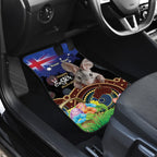 Personalised Australia Easter Day Car Mats Aussie Bilby Aboriginal Art