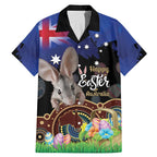 Personalised Australia Easter Day Family Matching Mermaid Dress and Hawaiian Shirt Aussie Bilby Aboriginal Art