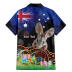 Personalised Australia Easter Day Family Matching Mermaid Dress and Hawaiian Shirt Aussie Bilby Aboriginal Art