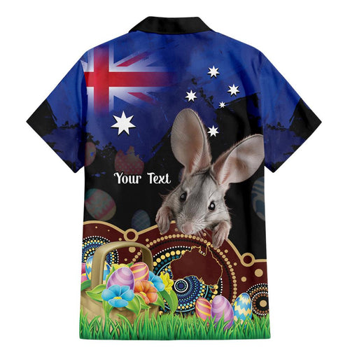 Personalised Australia Easter Day Family Matching Mermaid Dress and Hawaiian Shirt Aussie Bilby Aboriginal Art